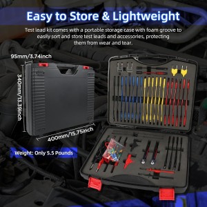 Kit automobile 104 cordons de test