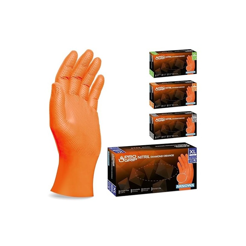 50x PROGRIP Gants nitrile