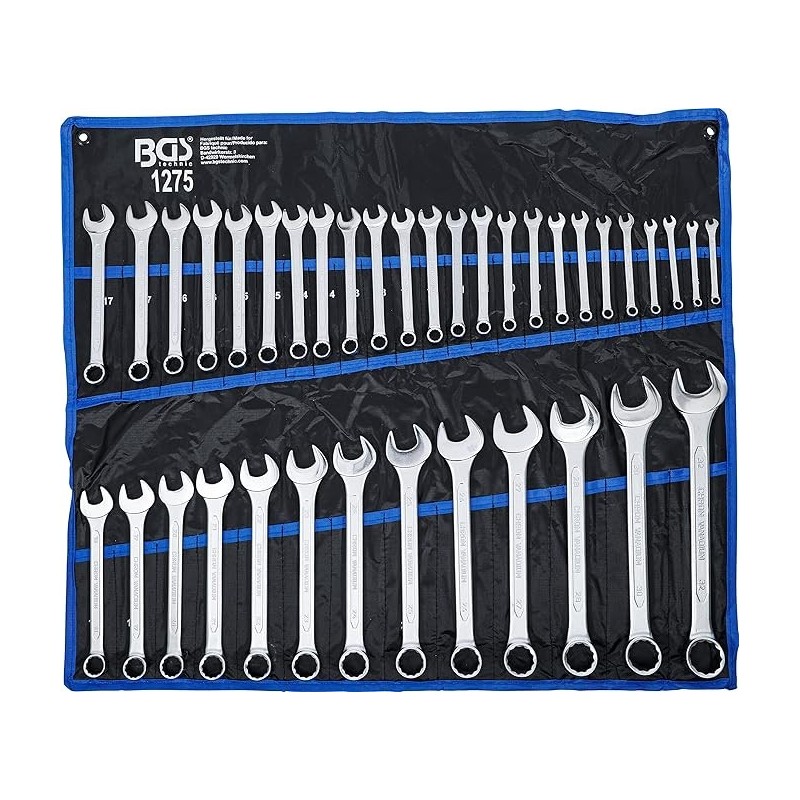 BGS 1275 - Jeu de clés mixtes - 6-32 mm - 37 pièces